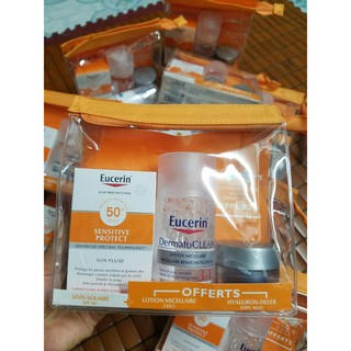 Set kem chống nắng+ tẩy trang+kem dưỡng Eucerin
