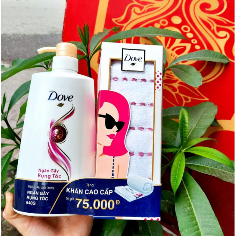 Dầu gội DOVE HOA SEN  640g