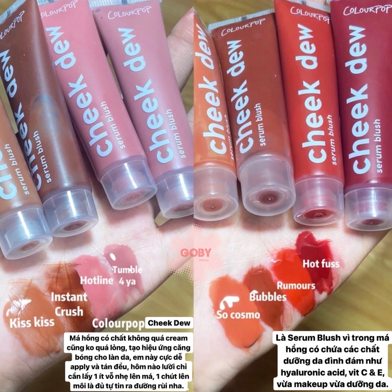 [BILL US] Má hồng dạng kem Colourpop Cheek Dew | BigBuy360 - bigbuy360.vn