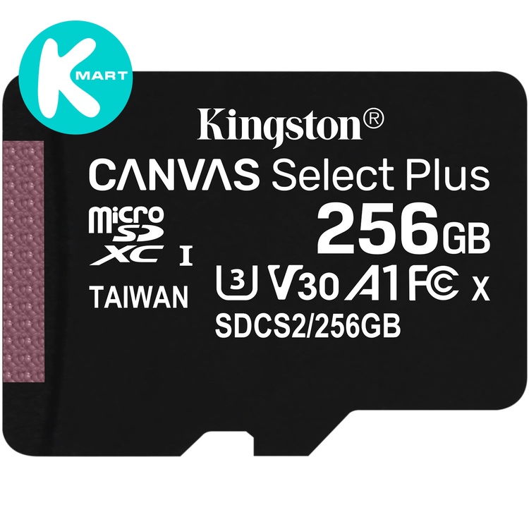 Thẻ nhớ microSDHC Kingston Canvas Select Plus Android A1 UHS-I Class 10 tốc độ tới 100MB/s SDCS2 - Hàng Chính Hãng