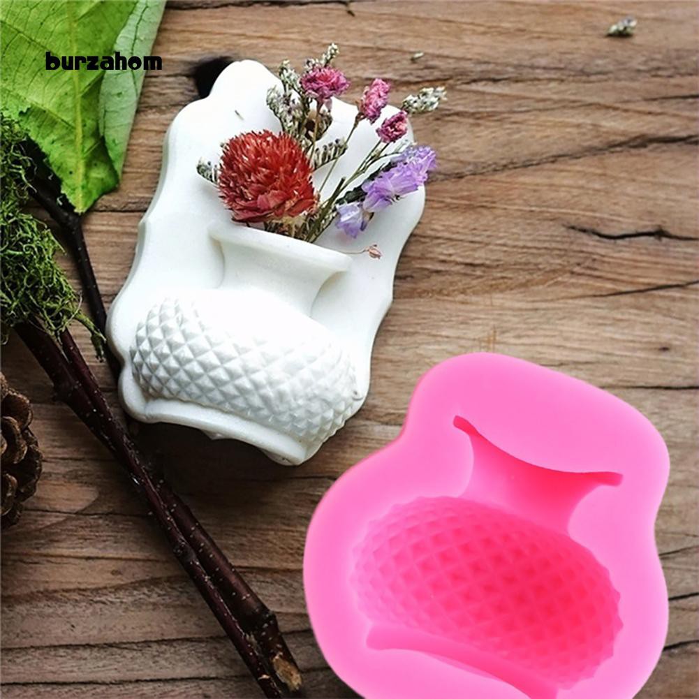 Khuôn silicon làm bánh đa năng tiện dụng hình lọ hoa xinh xắn