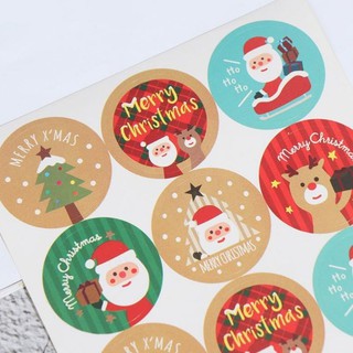 Set 72 sticker Giáng Sinh 🎄❄⛄🎅 size 2.6cm