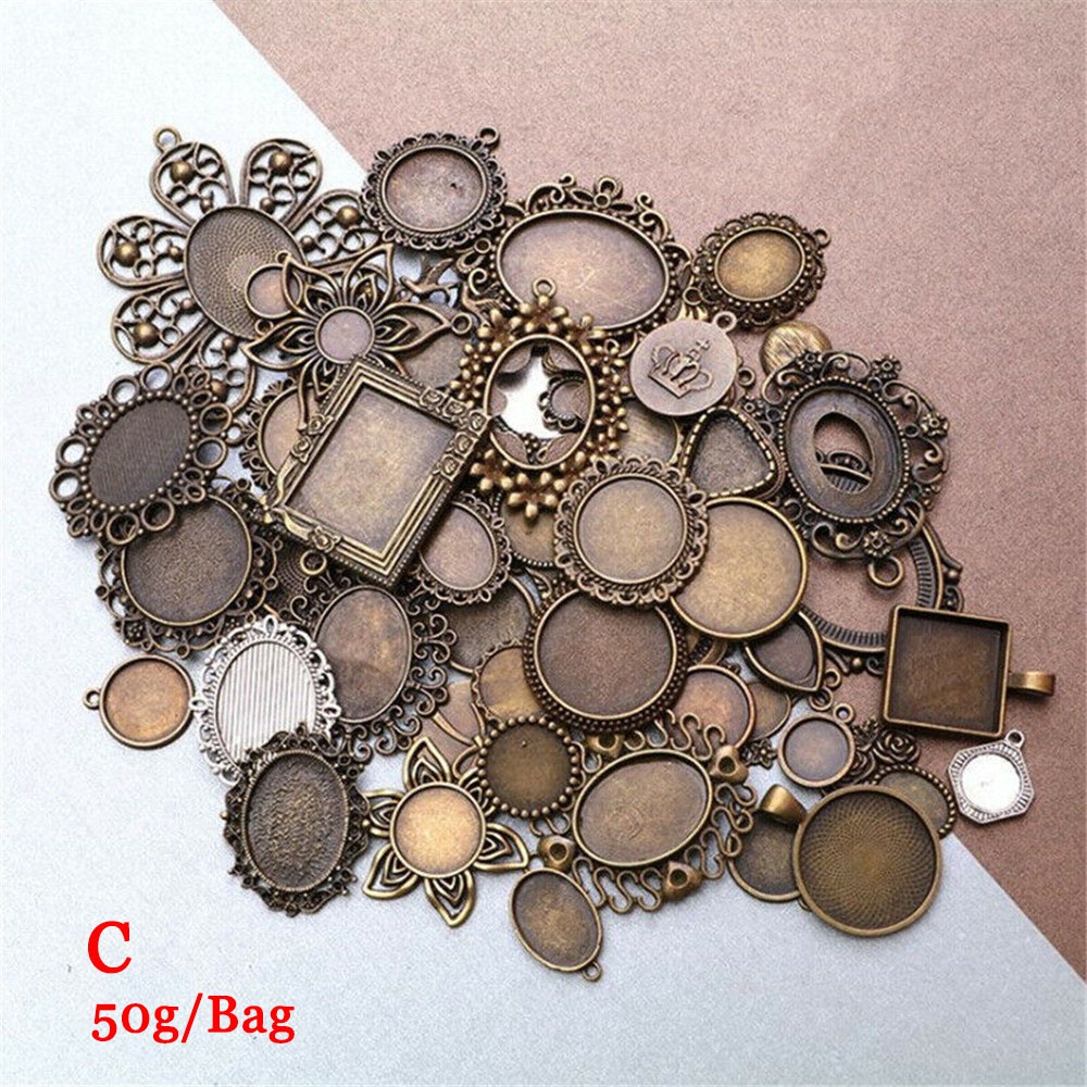 Mặt trang sức kiểu tây tạng 50g 3 màu tùy chọn