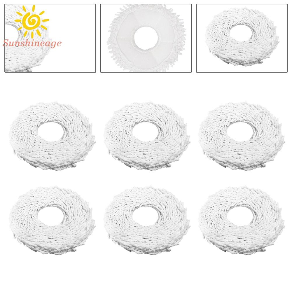 SUNAGE- ~6 Pack Mop Cloth For Bot W10 &amp; W10 Pro Self-Cleaning Vacuum Cleaner Part New【SUNAGE-HOT Fashion】