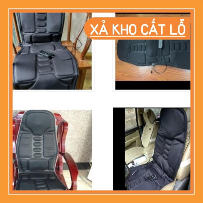 Đệm rung massage toàn thân, Đệm ghế Robotic Cushion dùng trải trên ghế, ô tô,...cực tiện lợi và thư giãn( 5 chế độ rung)