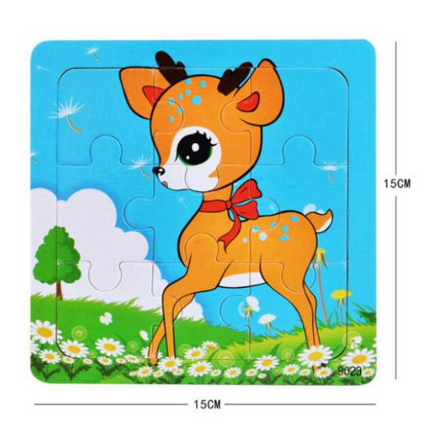 10 Tranh ghép gỗ 9 mảnh