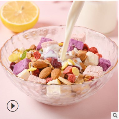 Ngũ Cốc Giảm Cân  Sữa Chua Mix Hoa Quả Trái Cây Sấy Khô Oatmeal Yến Mạch 400G hsd 12 tháng