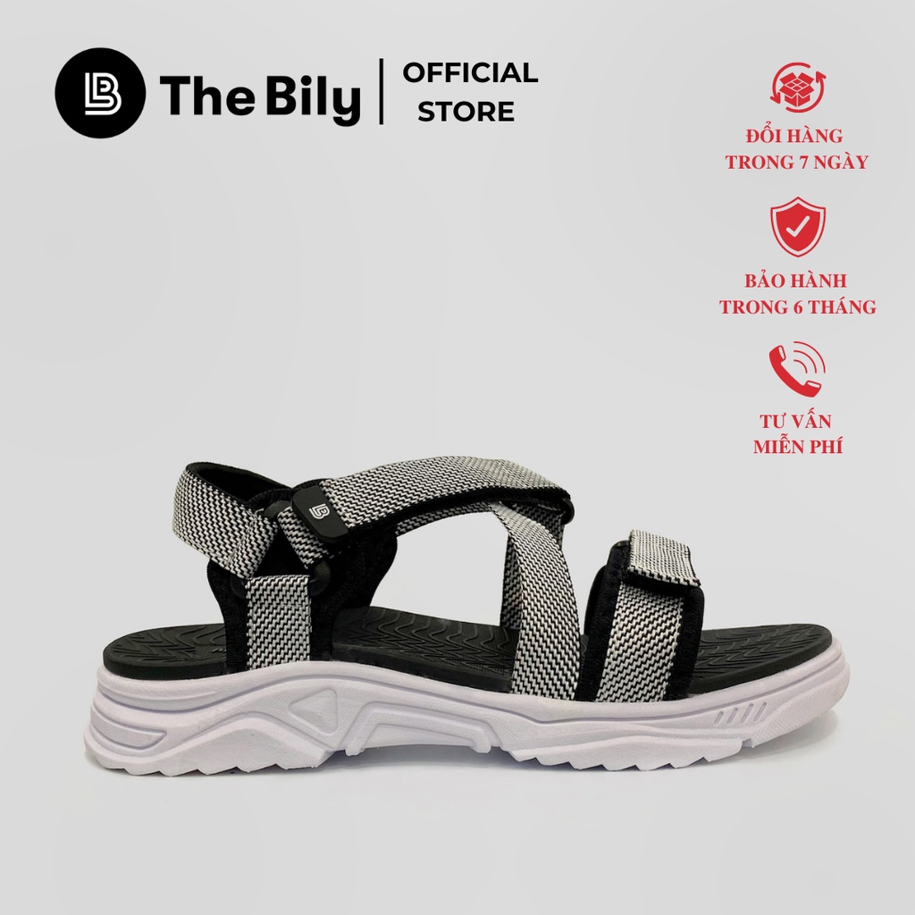Giày Sandal Nam Nữ Unisex The BiLy Quai Chéo Dây Dù Đế Phylon Siêu Êm Nhẹ Nhiều Màu-BLDTMD02