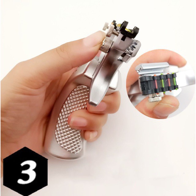 Ná Cao Su Siêu Cấp - Hợp Kim Thép Không Gỉ + Nhựa ABS Siêu Bền - Có Khe, Tâm Ngắm Chính Xác - Tặng 1 Dây Dẹt vip 679jasd