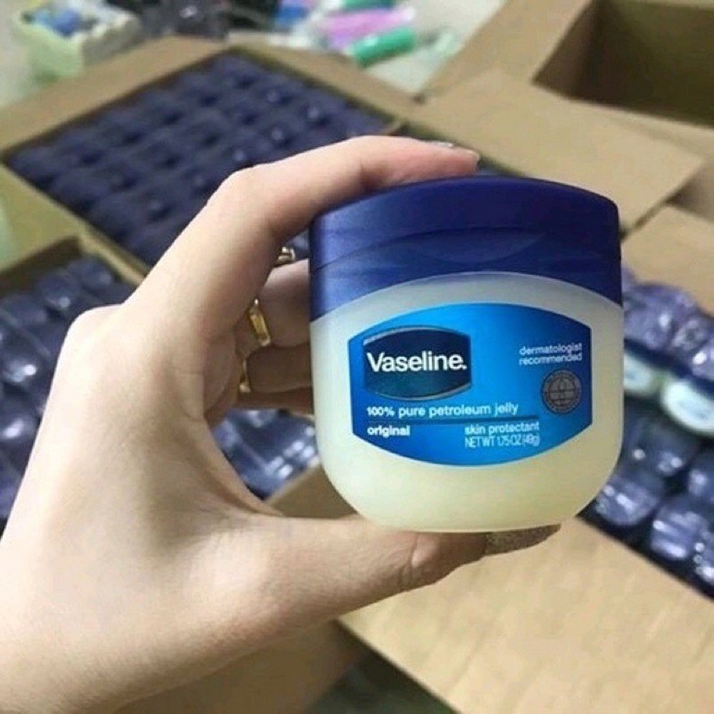 Sáp Dưỡng Ẩm Đa Năng Vaseline Original 49g 100% Pure Petroleum Jelly( Hàng Mỹ)