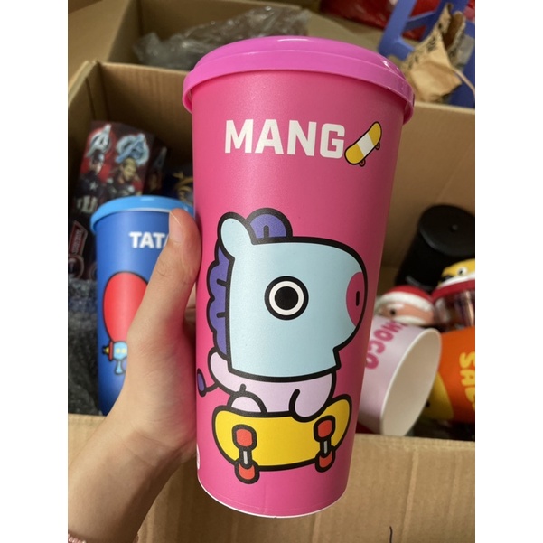 Ly nhựa uống nước dễ thương (cute) cgv cỡ lơn