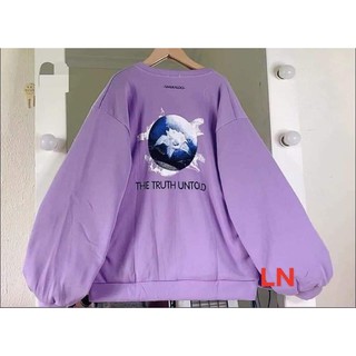 [Sói Xám] [Free ship 50k] ❤️❤️❤️- Áo nỉ bo quả cầu xanh LN11 -Vải xịn