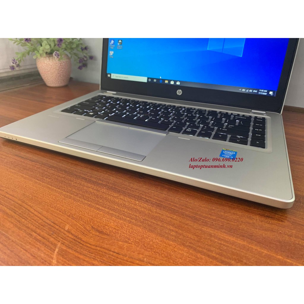 [ ẢNH THẬT ] Laptop cũ HP Folio 9480m SIÊU MỎNG CỰC ĐẸP - i5 4310U RAM 4GB SSD 180GB - màn hình 14 inch HD | BigBuy360 - bigbuy360.vn