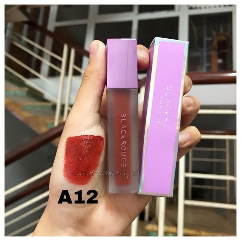 Son Black Rouge A12 [𝑯𝒂̀𝒏𝒈 Chính Hãng] Son Kem Siêu Lì | BigBuy360 - bigbuy360.vn