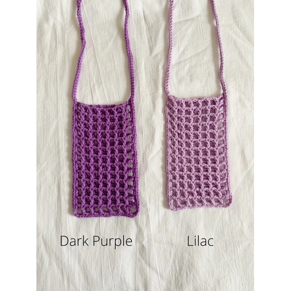 Túi móc len handmade đựng điện thoại