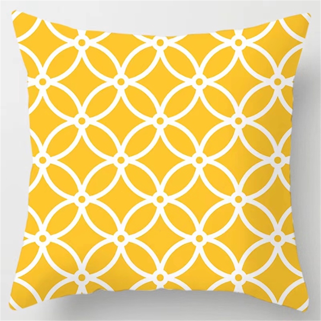 Vỏ BọC Nệm MàU XáM VàNg 60x60.50x50.45x45.40x40.Vỏ Gối Dày Trang Trí Nhà Ở / Ghế Sofa / Xe Hơi