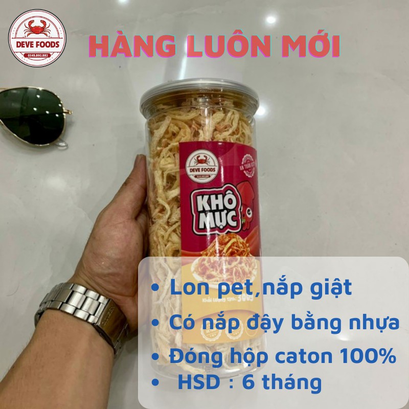 Khô Mực 300g DeVe Food ăn vặt Hà Nội | BigBuy360 - bigbuy360.vn