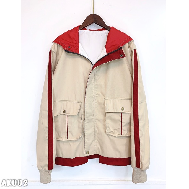 🌈𝐆𝐈𝐀́ 𝐗𝐔̛𝐎̛̉𝐍𝐆💢002 Áo Khoác KAKI - Hàng 2 Lớp Kem Phối Đỏ Siêu Hot. Unisex - Hottrend - Mẫu Mới | BigBuy360 - bigbuy360.vn