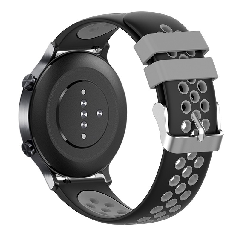 Dây Đeo Silicon Hai Màu Thay Thế Cho Đồng Hồ Thông Minh Realme Watch S & Realme Watch S Pro 22mm