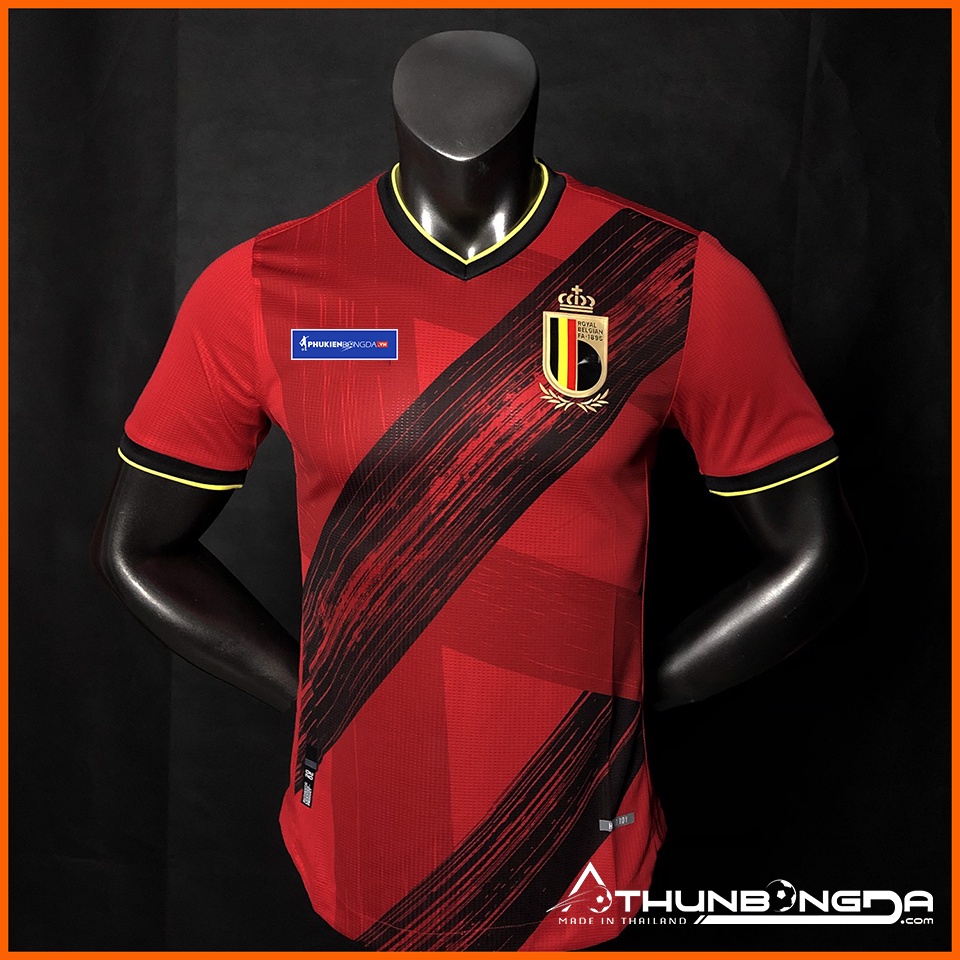 Áo tuyển Bỉ đỏ Euro 2021 sân nhà bản PLAYER Body Fit cao cấp