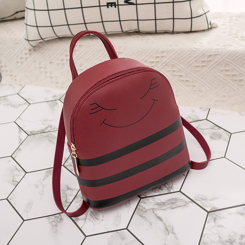 Balo Mini V21 siêu gọn nhẹ/ da PU bền đẹp rẻ thời trang Mẫu 2019