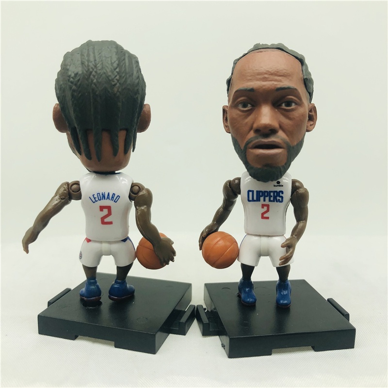 Mô Hình Cầu Thủ Bóng Rổ NBA Curry Durant Thompson Leonard Harden Doncic Wade Antetokounmpo Bryant James Westbrook Zion Anthony