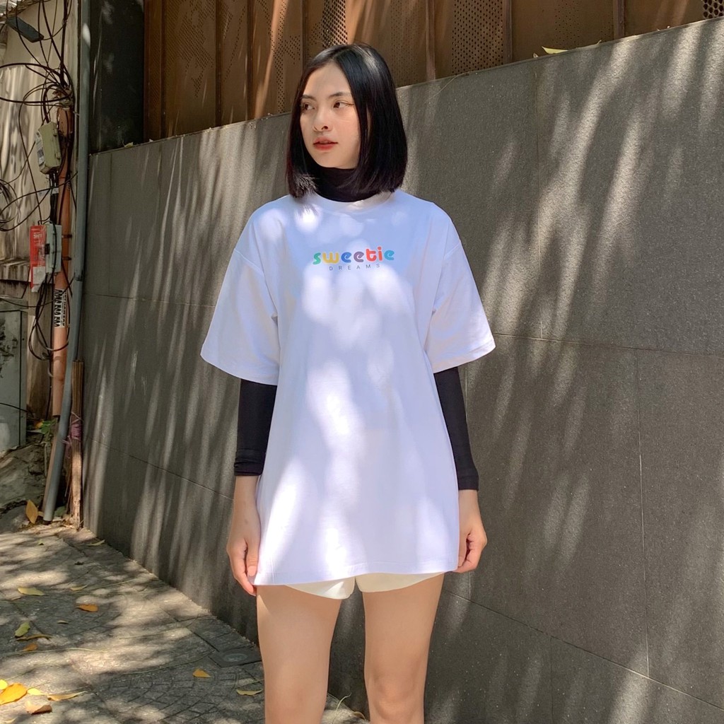 Áo thun SWEETIE DREAMS Tee - Trắng - Unisex - Full Box