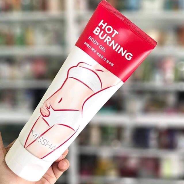 KEM TAN MỠ BỤNG MISSHA HOT BURNING BODY GEL 200ML MẪU MỚI