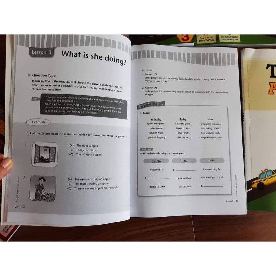 [Free ship]Bộ đẹp 10c - TẶNG FILE NGHE + ANSWER KEY- TOEFL PRIMARY (Step 1+ Step 2)