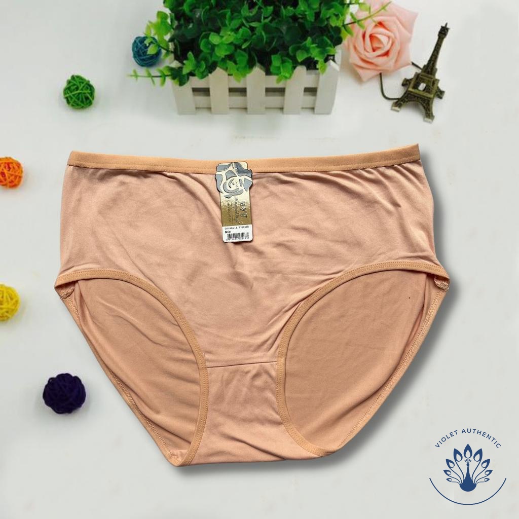 Quần lót nữ cạp cao bigsize 3XL 4XL cho người béo mập bà bầu bà già trung niên từ 60kg đến 90kg 3081