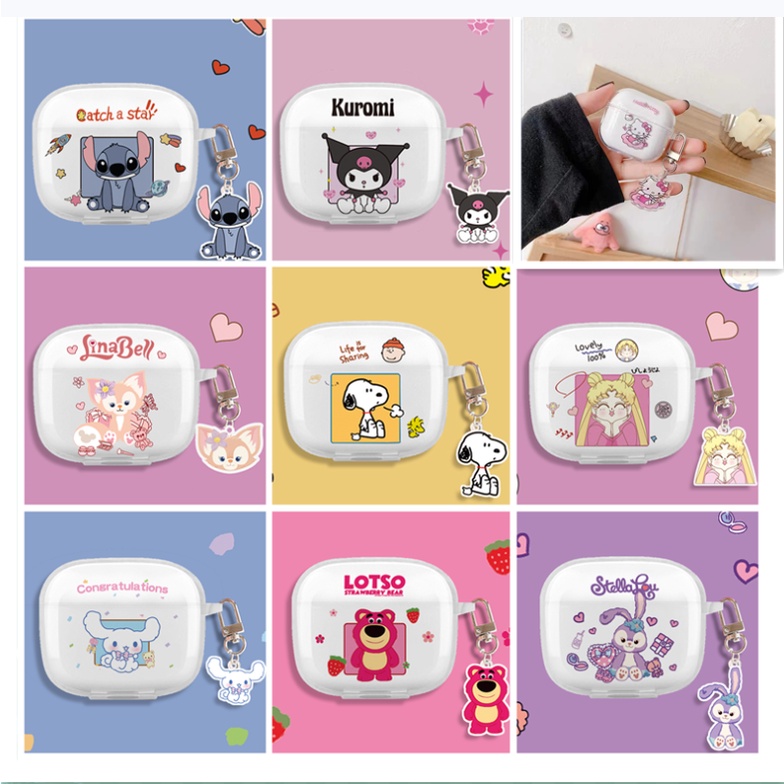 Vỏ Bảo Vệ Hộp Sạc Tai Nghe Airpods Pro 4 6 Mini 4 5 Pro4 Lenovo LP40 Bằng TPU Mềm Trong Suốt