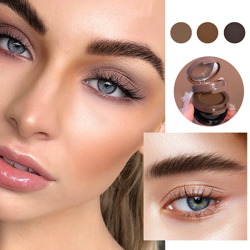 Bảng Phấn Mắt 3 Màu 3 Trong 1 Màu Nâu Đa Năng Dành Cho Người Mới Bắt Đầu