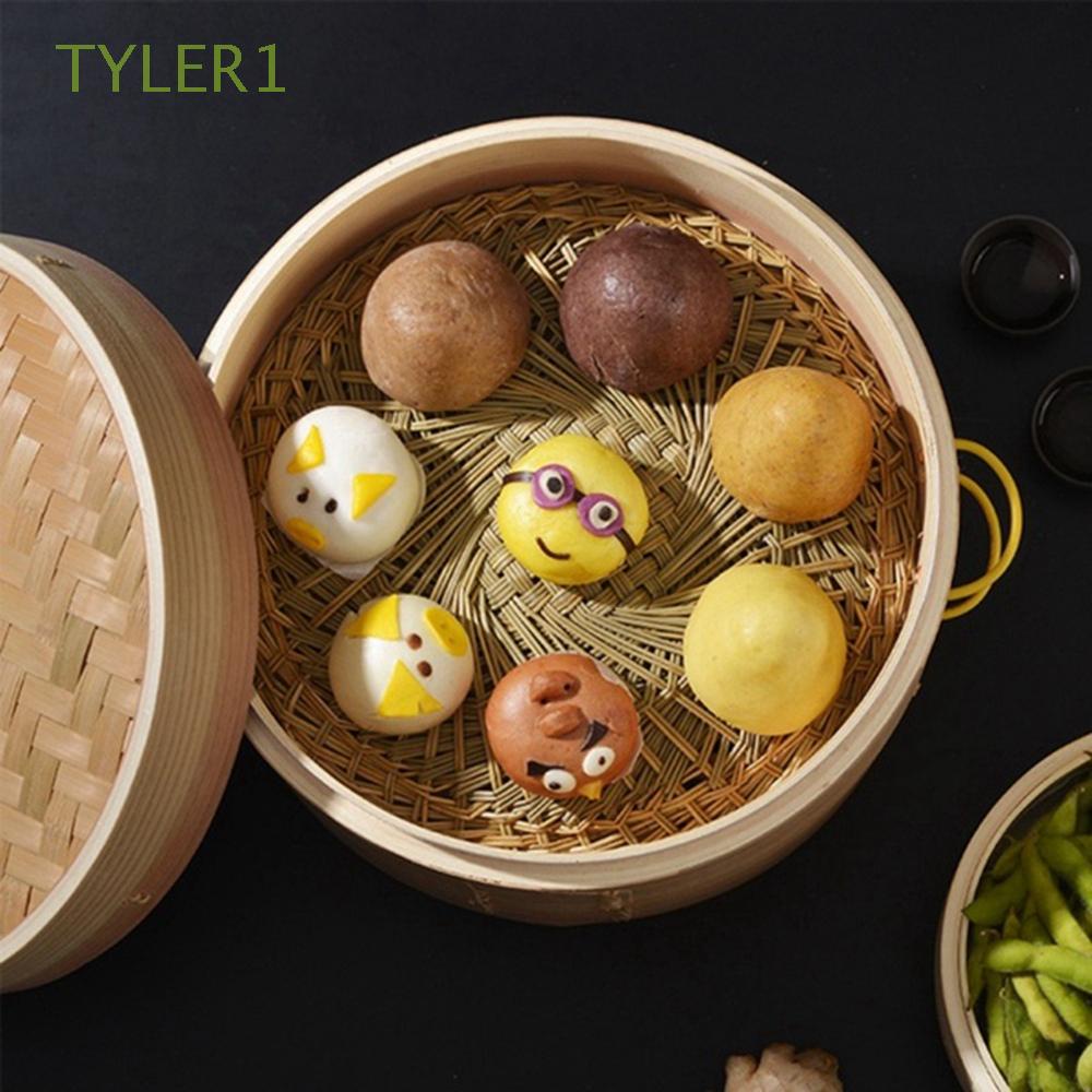 Nồi Hấp Bánh Bao Bằng Gỗ Tre Có Tay Cầm Chống Bỏng 15 / 20 / 25 / 30 cm Tiện Dụng Cho Nhà Bếp