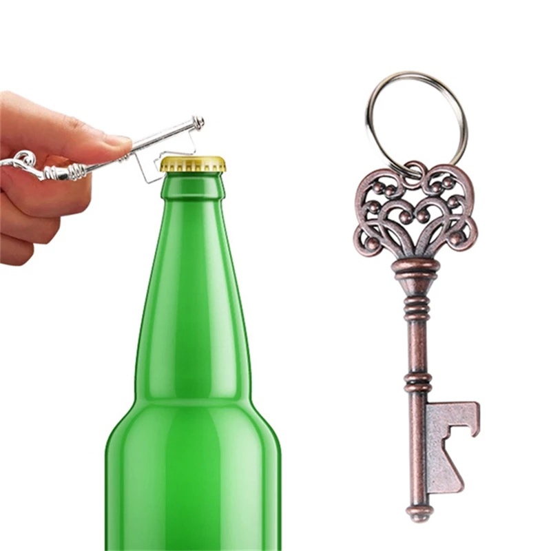 Dụng Cụ Mở Nắp Chai Hình Chiếc Móc Khóa Phong Cách Vintage