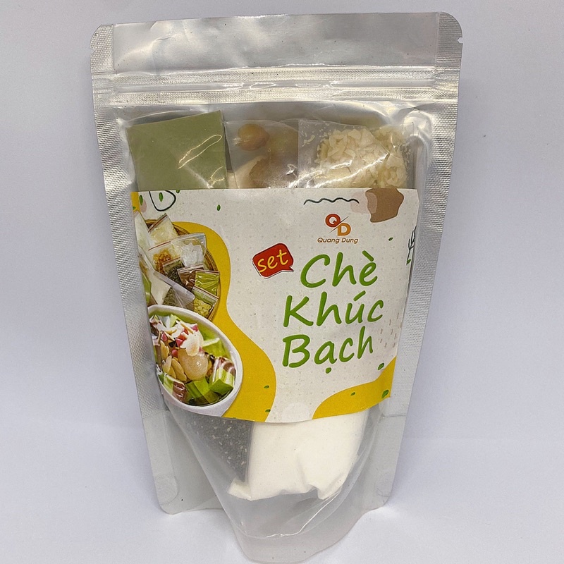 Set làm trà sữa, chè khúc bạch, tàu hũ trân châu đường đen 500g