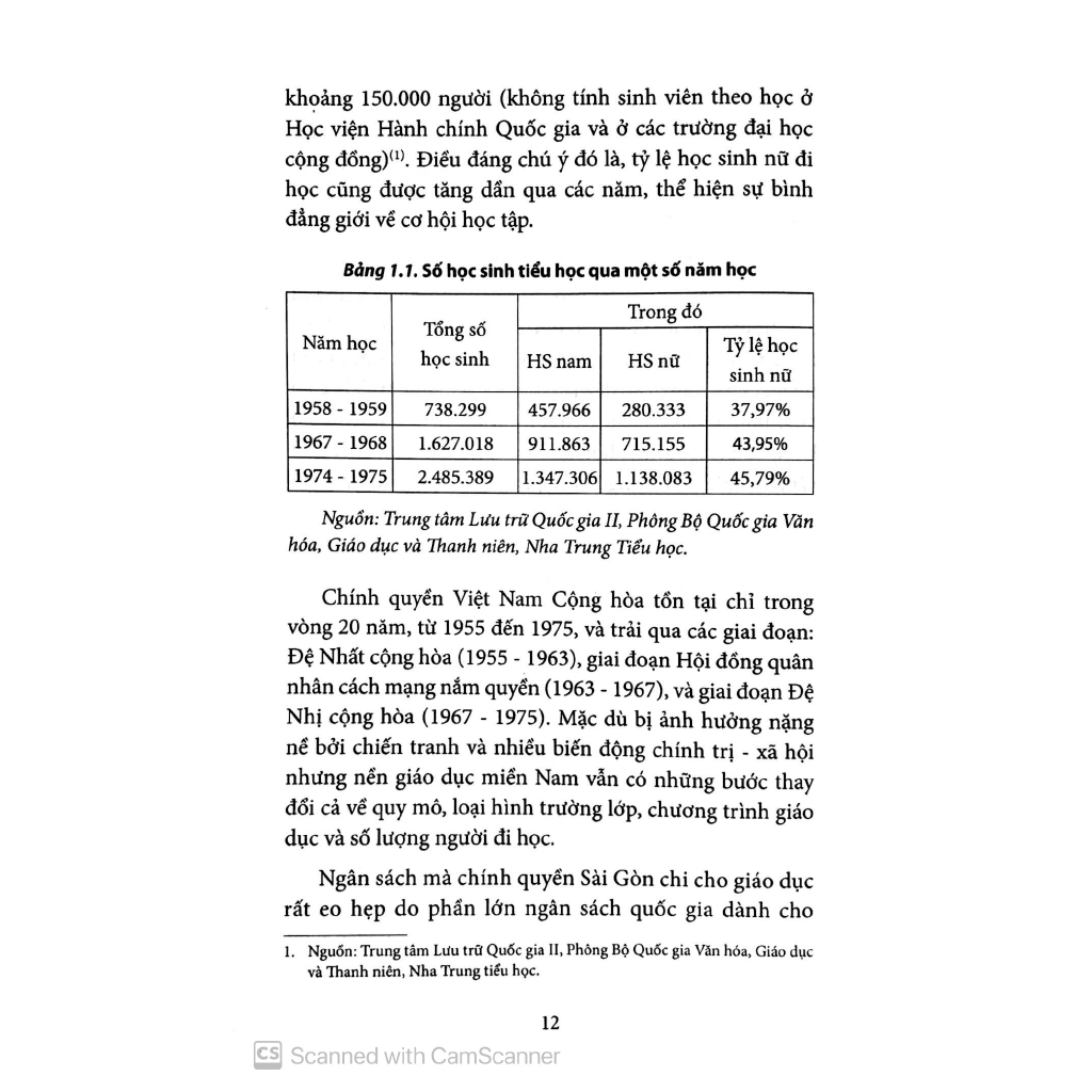 Sách - Giáo Dục Phổ Thông Miền Nam 1954-1975 (Tái Bản 2019)