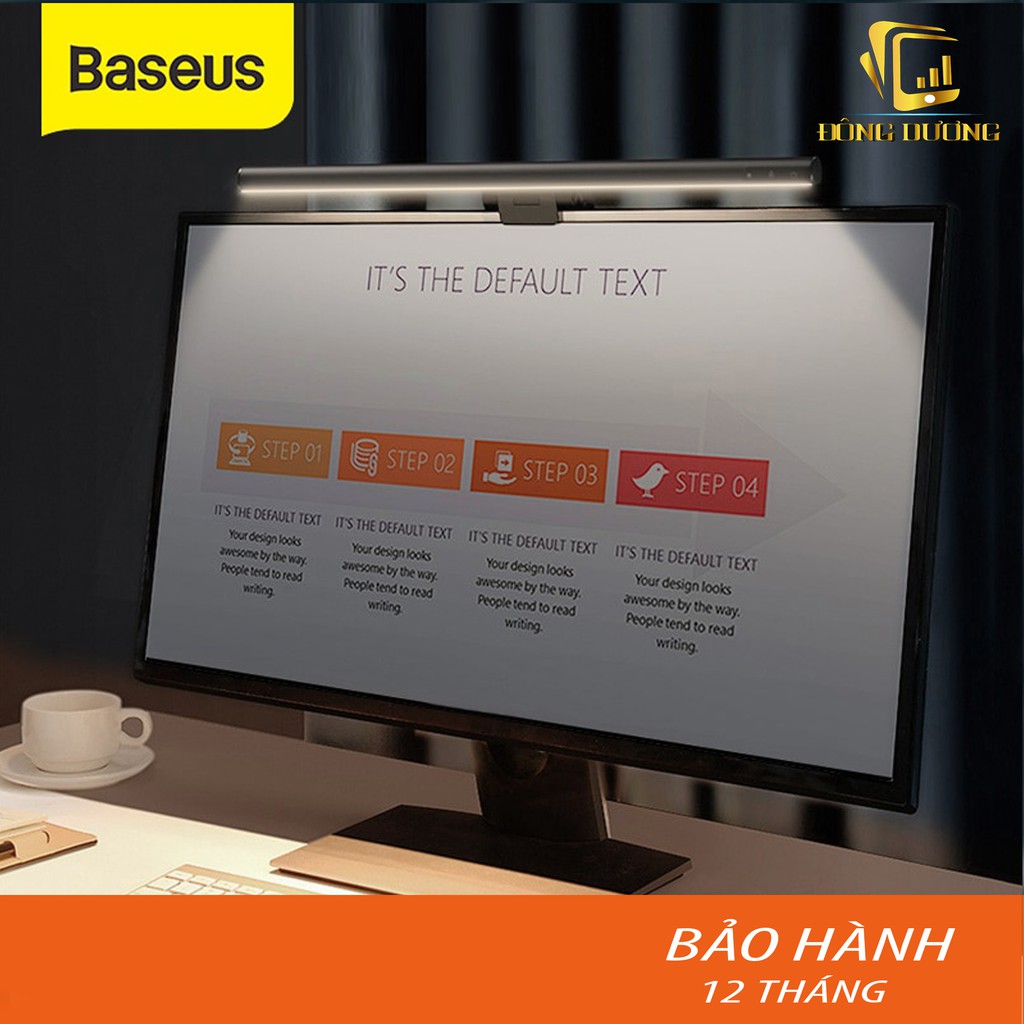 Đèn treo màn hình bảo vệ mắt Baseus i-Work Series (3 Light Mode, Anti Bluelight, New Model)