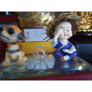 tượng chú chó - chú tiểu dễ thương