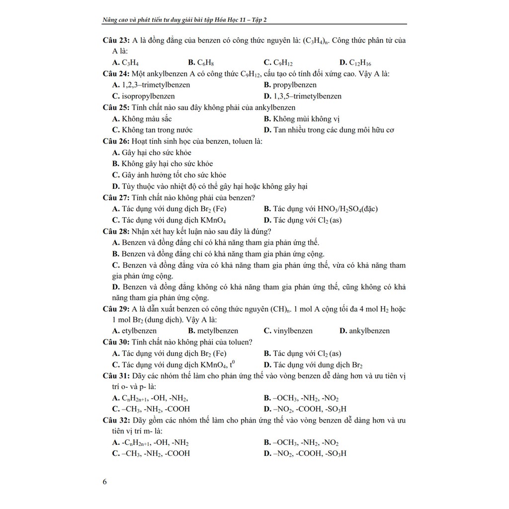 Sách - Nâng Cao Và Phát Triển Tư Duy Giải Bài Tập Hóa Học 11 Tập 2