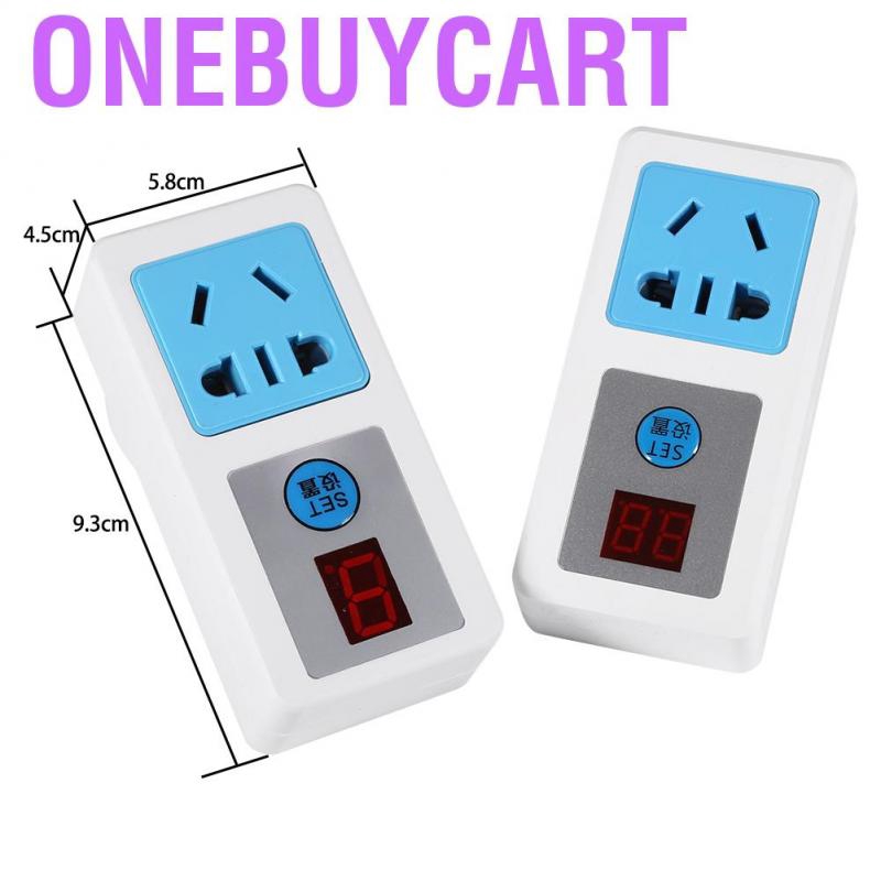 Onebuycart 9/24 Hours Electrical AC 220V Energy-saving Timer Socket Home Appliances Digital Timing-Switch