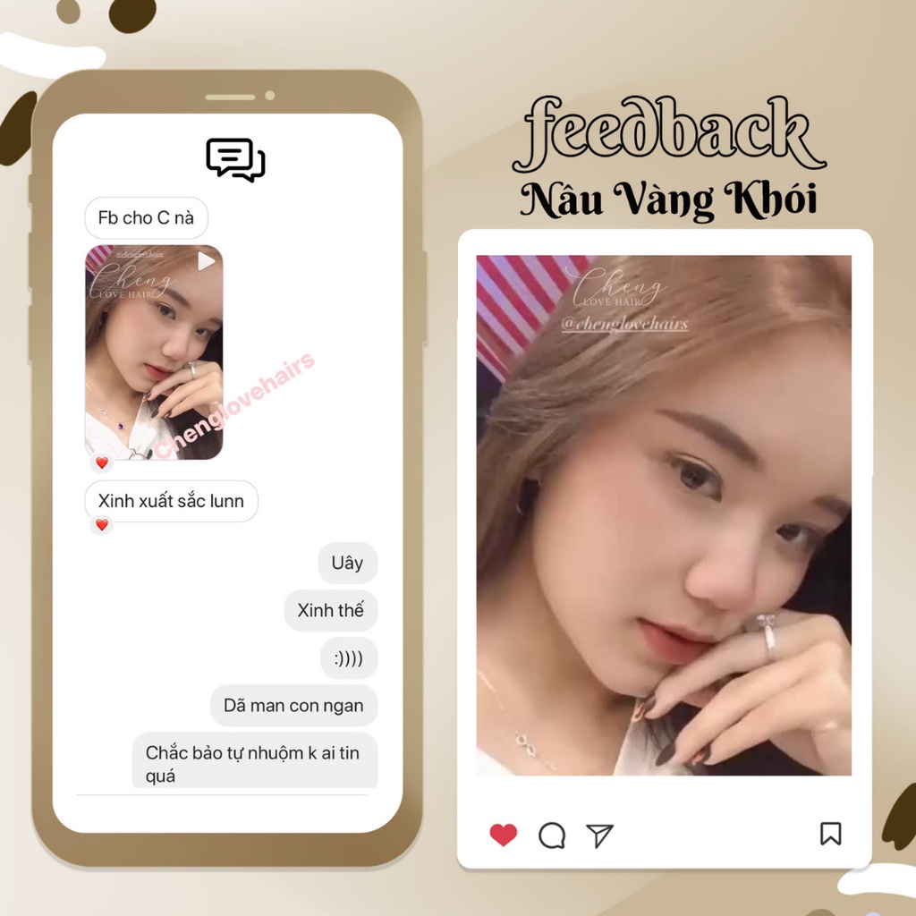 Thuốc Nhuộm tóc KOOLPRO Màu NÂU VÀNG ÁNH KHÓI Không Tẩy Tuýp 100g -Beli Official Store