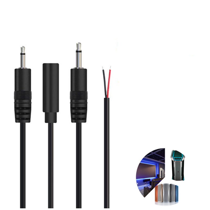 Dây Cáp Nối Dài 25cm 2 Dây 2pin 2.5mm 3.5mm Mono Male Female DIY