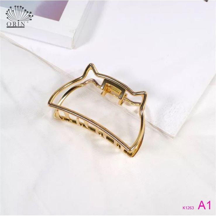 Kẹp tóc, kẹp càng cua kim loại phong cách thời trang Orin K1263