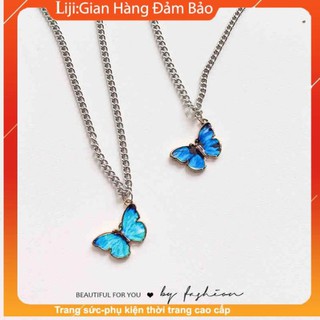 Dây chuyền hình bươm bướm đính đá phong cách thời trang xinh xắn cho phái nữ