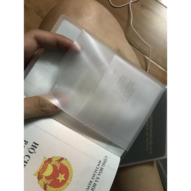 Vỏ Bọc Hộ Chiếu, Bao Đựng Passport Chống Nước, Ẩm Mốc, Nhàu Nát, Có Ngăn Đựng Giấy Tờ Đi Kèm Tiện Dụng