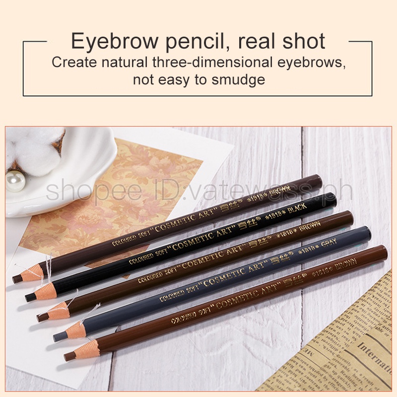 1PCS/Set mỹ phẩm bút chì lông mày sẵn có dùng để trang điểm mỹ phẩm không thấm nước màu mực Microblading Pen Brown Eye Brow Beauty