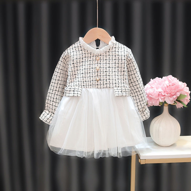 Váy Trẻ Em Cô Gái Lưới Thời Trang Lưới akku