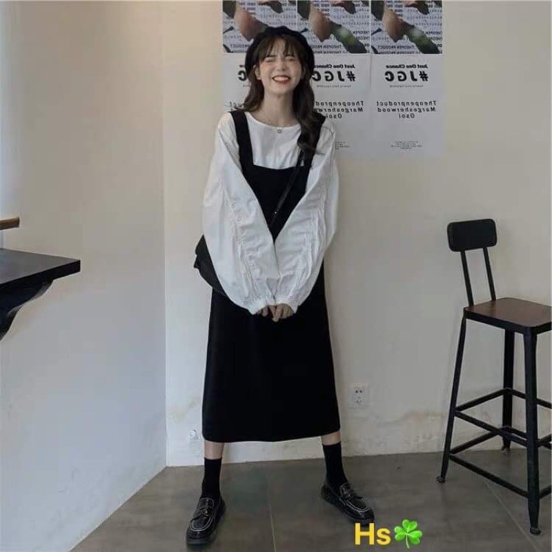 Sét áo dúm tay +yếm Kaki HSU1