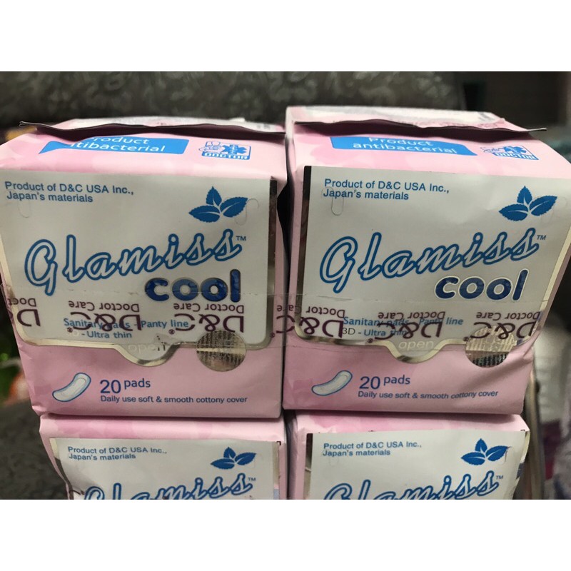 Combo 2 gói băng vệ sinh hàng ngày Glamiss Cool (Docter Care)
