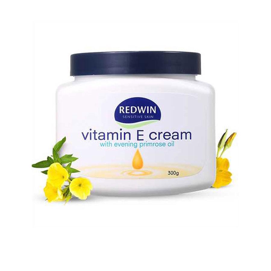 Kem dưỡng úc chính hãng giúp da mềm mịn sáng bóng hết khô nứt nẻ Redwin Vitamin E Cream 300g Úc chính hãng LUVELA KD31